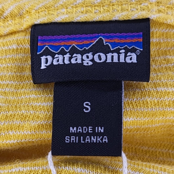 NWT Patagonia Women's Wear-With-All Dress size Small in Longplains Shine Yellow - Picture 7 of 10